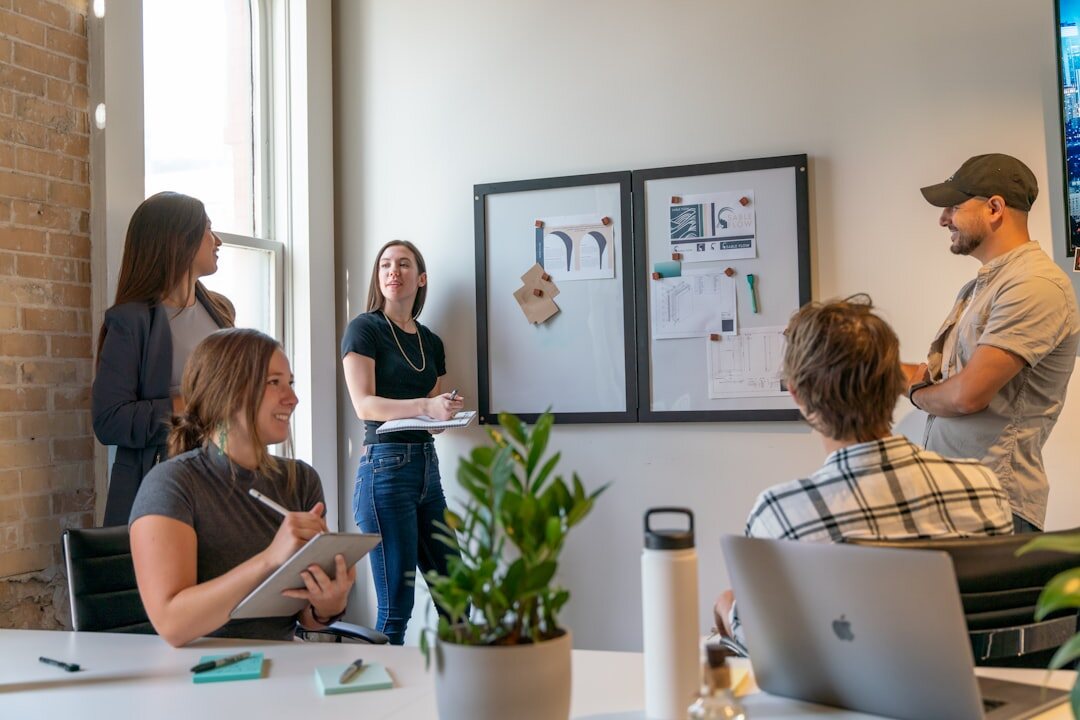 digital marketing team meeting